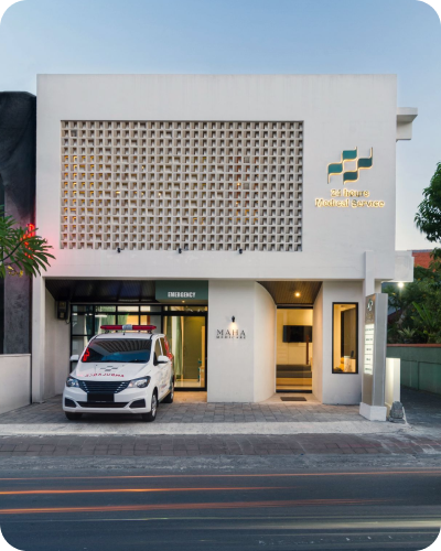 Street view of the Maha Medicare clinic